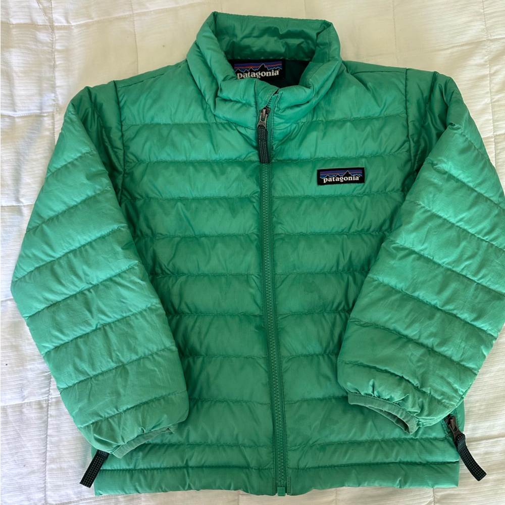 Patagonia Green Quilted Down Puffer Jacket